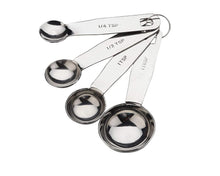 Load image into Gallery viewer, LAKSHITA STEEL MEASURING SPOONS, SET OF 4 - KOCHEN ESSENTIAL
