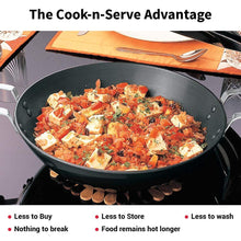 Load image into Gallery viewer, HAWKINS FUTURA HARD ANODIZED KADHAI 3.75 LITRES WITH STEEL LID , IAD375S - KOCHEN ESSENTIAL
