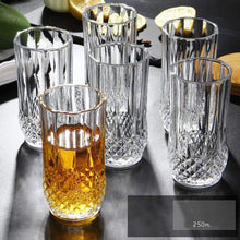Load image into Gallery viewer, Crystal Glass for Water and Juice Crystal Clear - 6 Pieces, Transparent, 250 ml - KOCHEN ESSENTIAL

