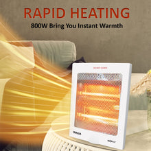 Load image into Gallery viewer, INALSA Room Heater for home Neon V2 With 800 Watt Power |Cool Touch Body| 2 Heating Rods With Grill Protection| Safety Tip Over Switch| Noiseless Room Heater |ISI Certified
