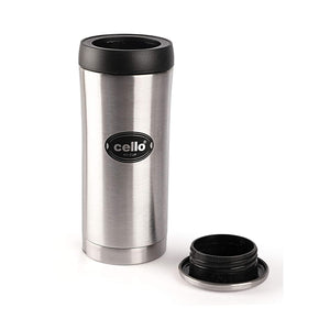 Cello My Cup Stainless Steel Water Bottle, 500ML- Silver - KOCHEN ESSENTIAL