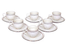 Load image into Gallery viewer, CLAY CRAFT CUP SAUCER SET, 12 PEICES - KOCHEN ESSENTIAL
