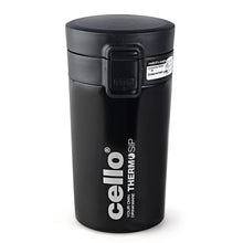 Load image into Gallery viewer, Cello Monty Stainless Steel Flask, 300ml, Black - KOCHEN ESSENTIAL
