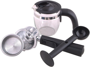 MORPHY RICHARDS COFFEE MAKER, NEW EUROPA, ESPRESSO AND CAPPUCCINO 4 CUP COFFEE MAKER (BLACK) - KOCHEN ESSENTIAL