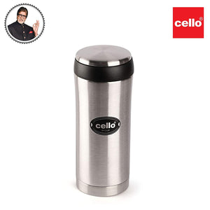 Cello My Cup Stainless Steel Water Bottle, 500ML- Silver - KOCHEN ESSENTIAL