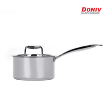 Load image into Gallery viewer, DONIV Titanium Triply Stainless Steel Sauce Pan, Induction Friendly - KOCHEN ESSENTIAL
