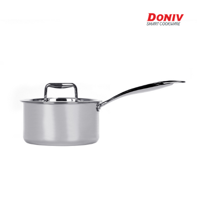 DONIV Titanium Triply Stainless Steel Sauce Pan, Induction Friendly - KOCHEN ESSENTIAL