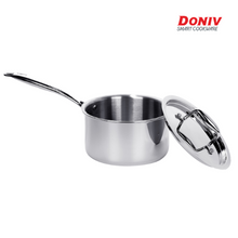 Load image into Gallery viewer, DONIV Titanium Triply Stainless Steel Sauce Pan, Induction Friendly - KOCHEN ESSENTIAL
