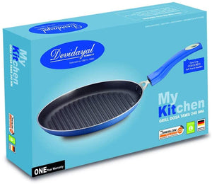 DEVIDAYAL NON STICK GRILL TAWA 240MM - KOCHEN ESSENTIAL