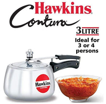 Load image into Gallery viewer, HAWKINS CONTURA PRESSURE COOKER , ALUMINIUM , HC - KOCHEN ESSENTIAL
