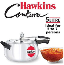 Load image into Gallery viewer, HAWKINS CONTURA PRESSURE COOKER , ALUMINIUM , HC - KOCHEN ESSENTIAL
