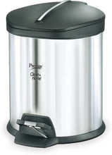 Load image into Gallery viewer, PRESTIGE CLEAN HOME FLIPBIN 3 L WITH PLASTIC LID. STAINLESS STEEL DUSTBIN  - KOCHEN ESSENTIAL
