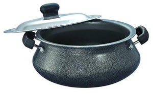 PRESTIGE OMEGA SELECT PLUS JUNIOR HANDI 200MM WITH LID,BLACK - KOCHEN ESSENTIAL