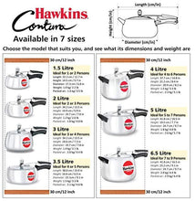 Load image into Gallery viewer, HAWKINS CONTURA PRESSURE COOKER , ALUMINIUM , HC - KOCHEN ESSENTIAL
