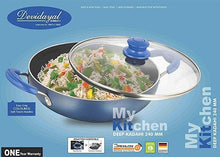 Load image into Gallery viewer, DEVIDAYAL NON STICK KADAI WITH GLASS LID, 4MM - KOCHEN ESSENTIAL
