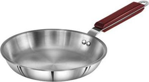 HAWKINS TRIPLY FRY PAN 22 CM DIAMETER  (STAINLESS STEEL, INDUCTION BOTTOM), SSF22 - KOCHEN ESSENTIAL