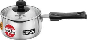 HAWKINS T-PAN STAINLESS STEEL WITH LID POT (STAINLESS STEEL, INDUCTION BOTTOM) - KOCHEN ESSENTIAL