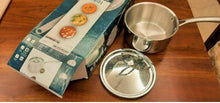 Load image into Gallery viewer, FACKELMANN STAINLESS STEEL TRIPLY SAUCEPAN WITH SS DESIGNER LID, , GLOSSY - KOCHEN ESSENTIAL
