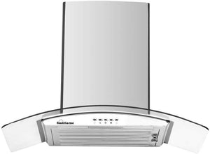 SUNFLAME CHIMNEY, STAINLESS STEEL, EDGE 60 SS - KOCHEN ESSENTIAL