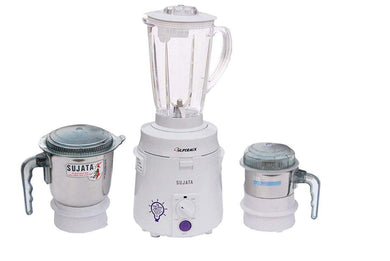 SUJATA SUPERMIX SM 900-WATT MIXER GRINDER WITH 3 JARS (WHITE) - KOCHEN ESSENTIAL