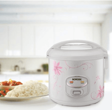 Load image into Gallery viewer, BOROSIL ELECTRIC RICE COOKER, 1.8 LITRES, PRONTO DELUXE, WHITE - KOCHEN ESSENTIAL
