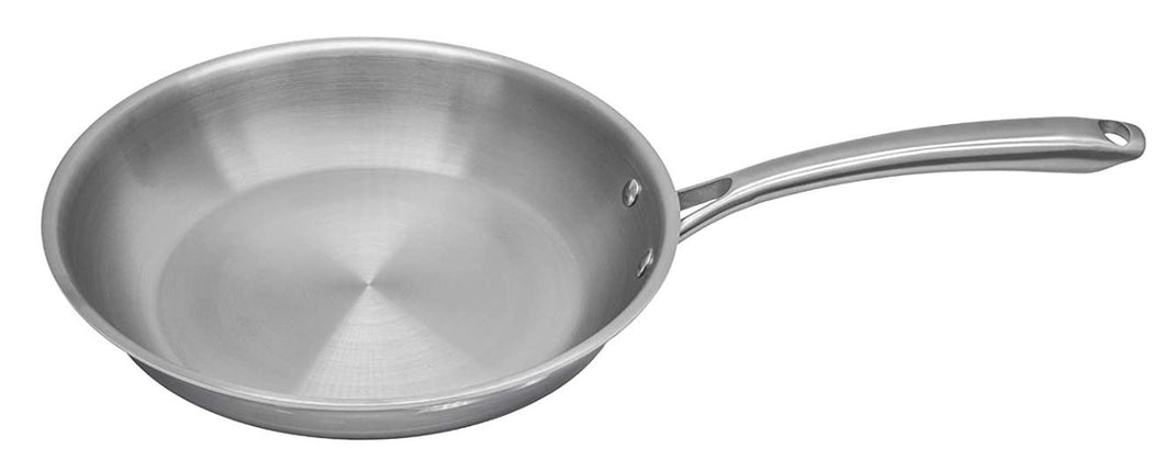 FACKELMANN STAINLESS STEEL TRIPLY FRY PAN, GLOSSY - KOCHEN ESSENTIAL