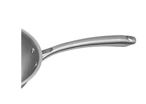 FACKELMANN STAINLESS STEEL TRIPLY FRY PAN, GLOSSY - KOCHEN ESSENTIAL