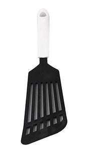 FACKELMANN ARCADALINA LONG HEAD SLICED TURNER, BLACK, NYLON WITH PVC HANDLE , 1 PIECE - KOCHEN ESSENTIAL