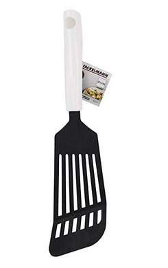 FACKELMANN ARCADALINA LONG HEAD SLICED TURNER, BLACK, NYLON WITH PVC HANDLE , 1 PIECE - KOCHEN ESSENTIAL