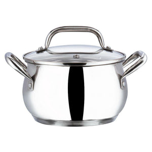 VINOD STAINLESS STEEL CASSEROLE, ALMATY CASSEROLE, INDUCTION FRIENDLY - KOCHEN ESSENTIAL