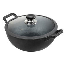 Load image into Gallery viewer, VINOD LEGACY CAST IRON KADAI, 26CM, 4.3L - KOCHEN ESSENTIAL
