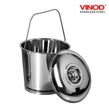 Load image into Gallery viewer, Vinod Stainless Steel Balti with Lid - KOCHEN ESSENTIAL
