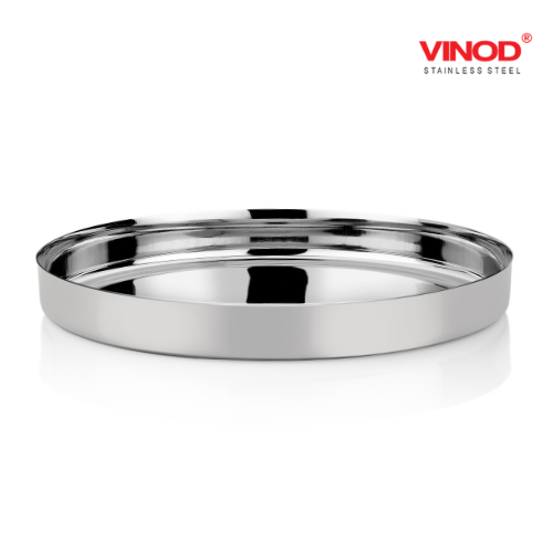 Vinod Stainless Steel Traditional Plate Bhojan Thali Khumcha