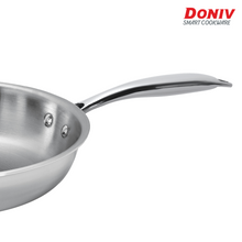 Load image into Gallery viewer, DONIV Titanium Triply Stainless Steel Fry Pan, Induction Friendly - KOCHEN ESSENTIAL
