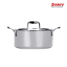 Load image into Gallery viewer, DONIV Titanium Triply Stainless Steel Steel Sauce Pot with Cover - KOCHEN ESSENTIAL
