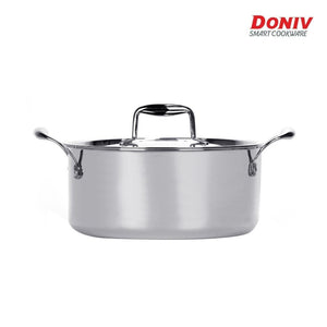 DONIV Titanium Triply Stainless Steel Steel Sauce Pot with Cover - KOCHEN ESSENTIAL