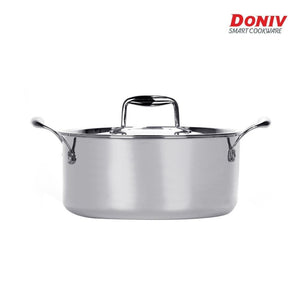 DONIV Titanium Triply Stainless Steel Steel Sauce Pot with Cover - KOCHEN ESSENTIAL
