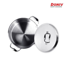 Load image into Gallery viewer, DONIV Titanium Triply Stainless Steel Steel Sauce Pot with Cover - KOCHEN ESSENTIAL
