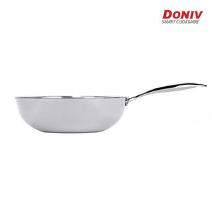 DONIV Titanium Triply Stainless Steel Steel Wok - KOCHEN ESSENTIAL