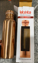 Load image into Gallery viewer, LAKSHITA COPPER BOTTLE PLAIN 1000ML - KOCHEN ESSENTIAL

