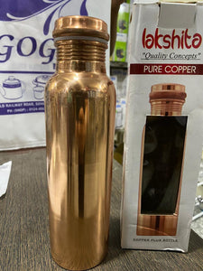 LAKSHITA COPPER BOTTLE PLAIN 1000ML - KOCHEN ESSENTIAL
