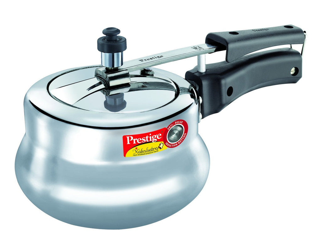 PRESTIGE NAKSHATRA PLUS INDUCTION BASE ALUMINIUM PRESSURE HANDI, 2 LITRES - KOCHEN ESSENTIAL