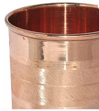 Load image into Gallery viewer, RAJHANS CRAFT 100% VIRGIN COPPER GLASS SET , SET OF 6 GLASSES , COPPER - KOCHEN ESSENTIAL
