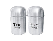 Load image into Gallery viewer, DEVIDAYAL SS TEA SUGAR CONTAINERS 500ML SET OF 2 - KOCHEN ESSENTIAL
