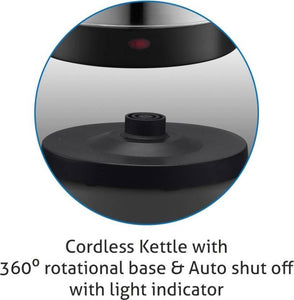 GLEN STEEL ELECTRIC KETTLE, 1.5 L, SS, 9002 - KOCHEN ESSENTIAL