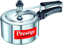 Load image into Gallery viewer, PRESTIGE NAKSHATRA ALUMINUM PRESSURE COOKER, 1.5 LITER, SILVER - KOCHEN ESSENTIAL
