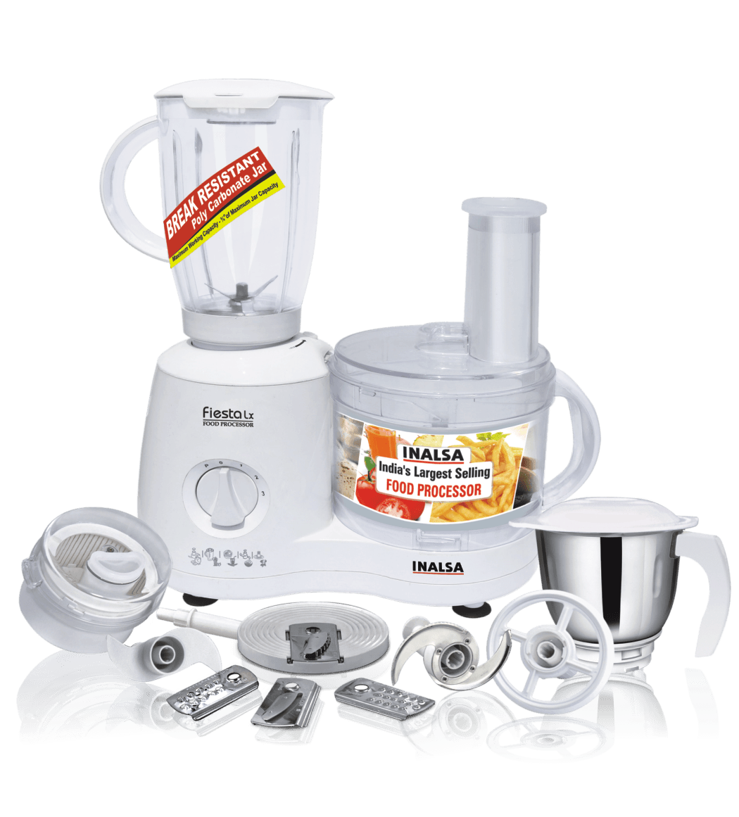 Inalsa fiesta 650 W Food Processor  (White) - KOCHEN ESSENTIAL