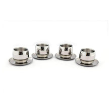 Load image into Gallery viewer, SHRI &amp; SAM 4 PCS DOUBLE WALL CUP AND SAUCER SE, SET OF 4 - KOCHEN ESSENTIAL

