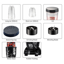Load image into Gallery viewer, WONDERCHEF NUTRIBLEND 2 JARS BLACK - KOCHEN ESSENTIAL
