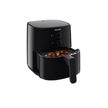 Load image into Gallery viewer, PHILIPS Air Fryer HD9200/90, uses up to 90% less fat, 1400W, 4.1 Liter, with Rapid Air Technology (Black), Large - KOCHEN ESSENTIAL
